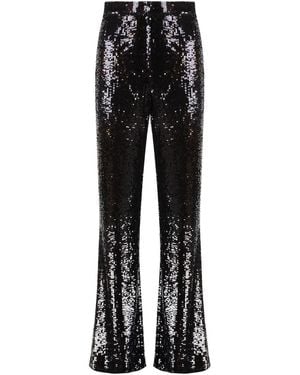 Nili Lotan Sequined Trousers - Black