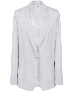 Forte Forte Silk Single-Breasted Jacket - White