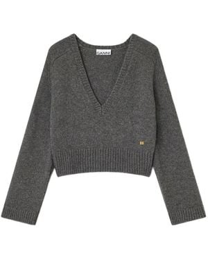Ganni Jumpers - Grey