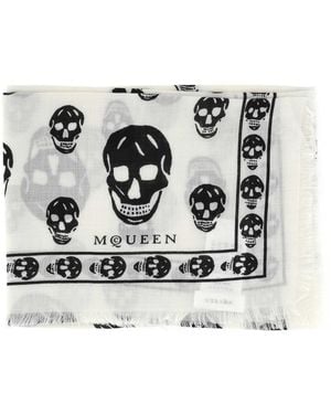 McQueen Scarfs - White