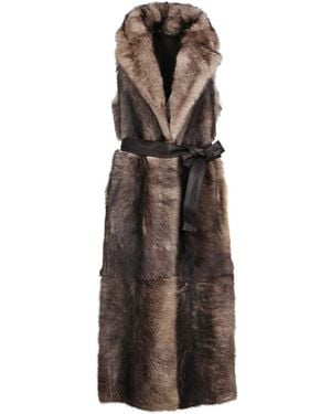Yves Salomon Vests - Brown