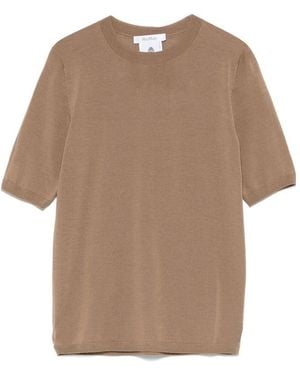Max Mara T-Shirts - Brown