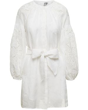 Scarlett Poppies Mini Dress - White