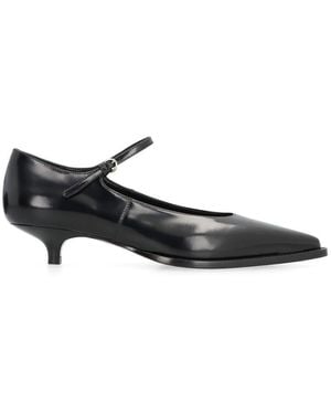 Miu Miu Leather Pumps - White