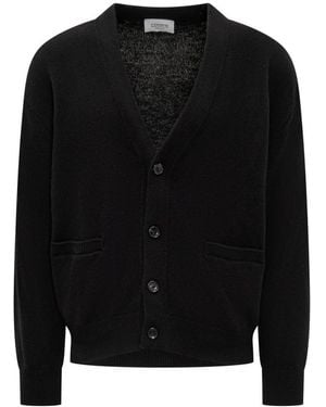 Laneus Cardigan With Buttons - Black