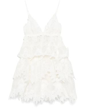 Zimmermann Crush Short Dress - White
