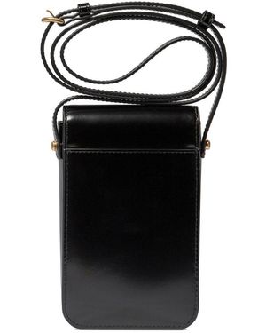 Tory Burch "Robinson" Phone Crossbody - Black