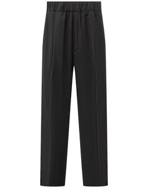 Laneus Pants With Elasticized Waistband - Black