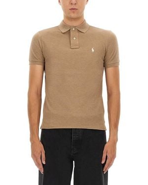 Polo Ralph Lauren Cotton Polo - Natural