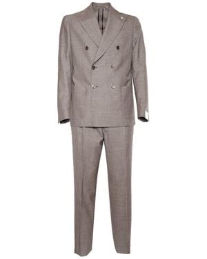 L.B.M. 1911 Single-Breasted Suit - Grey