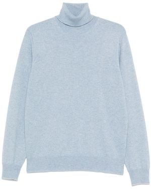 Brunello Cucinelli Cashmere Turtle-Neck Jumper - Blue