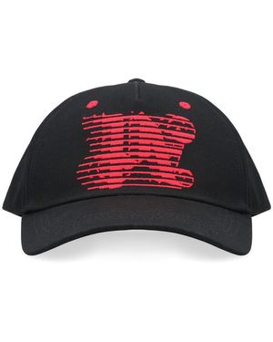 Palm Angels Baseball Cap Racing Monogram - Red