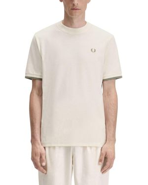 Fred Perry Pique T-shirt - White