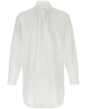 Yohji Yamamoto Lavallière Collar Shirt - White