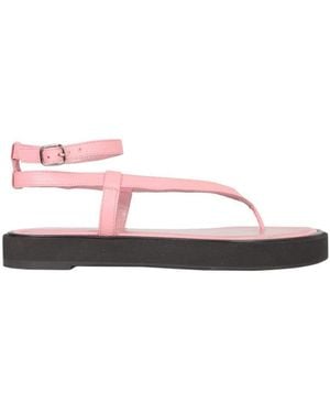 BY FAR Cece Thong Sandals - Pink