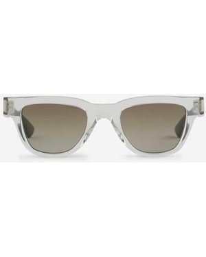 Saint Laurent Square Wellington Sunglasses - White