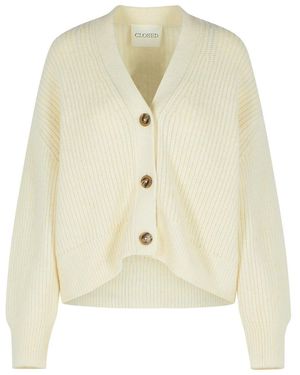 Closed Ivory Alpaca Blend Cardigan - Natural
