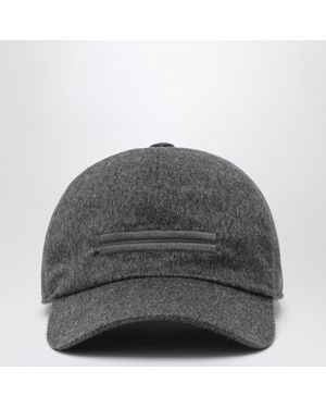 ZEGNA Dark Baseball Cap - Grey
