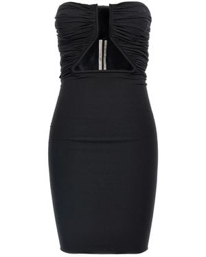 Rick Owens 'Prong' Mini Dress - Black