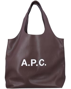 A.P.C. Ninon Tote Bag - Purple