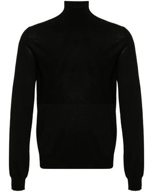 Jil Sander Jumper Turtle Neck Long Sleeves - Black