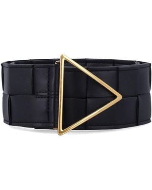 Bottega Veneta Intreccio Belt - Black