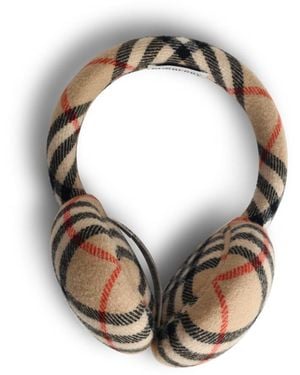 Burberry 'Check' Earmuffs - White