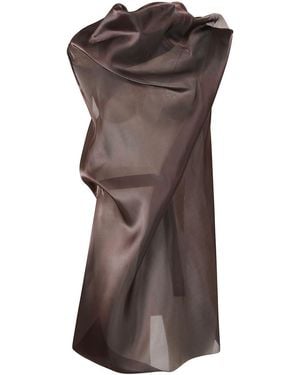 Issey Miyake Eau Dress - Brown