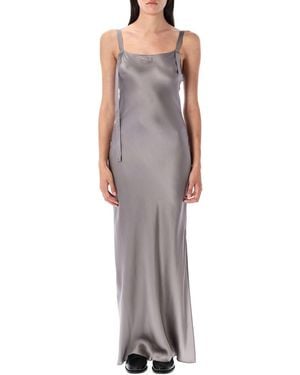 THE GARMENT Silk Satin Catania Dress - Gray