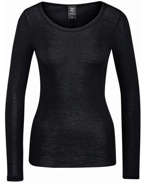 CALIDA Long Sleeve Top - Black