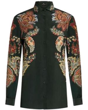 Etro Mrw Shirts Shirts - Green