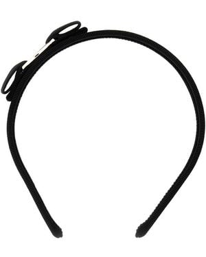 Ferragamo Vara Bow Headband - Black