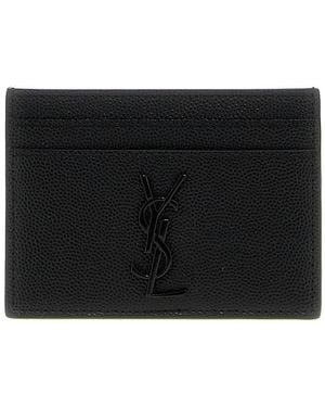 Saint Laurent 'Monogramme' Cardholder - Black