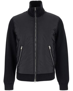 Tom Ford Jacket With Front Zip Closure - Black