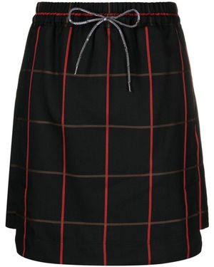 Vivienne Westwood Checked Kilt - Black