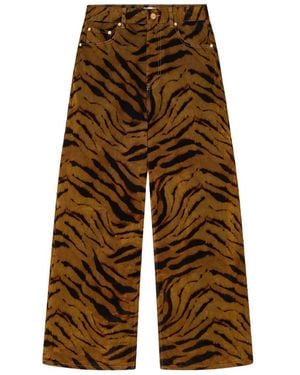 Ganni Recycled Cotton Baggy Jeans - Natural