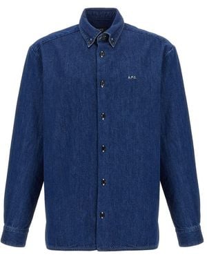 A.P.C. Shirt "Mathias" - Blue