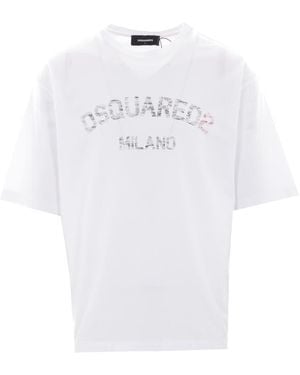 DSquared² T-Shirts And Polos - White