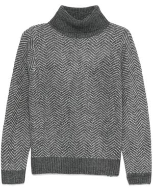 Yerse Espigui Turtleneck Sweater - Gray