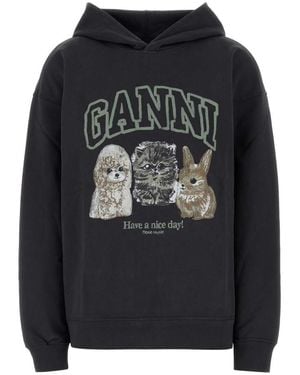 Ganni Sweatshirts - Black
