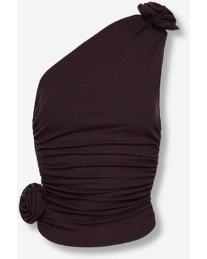 Magda Butrym Asymmetrical Top - Red