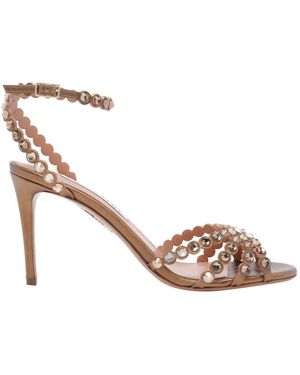 Aquazzura Sandals - Metallic