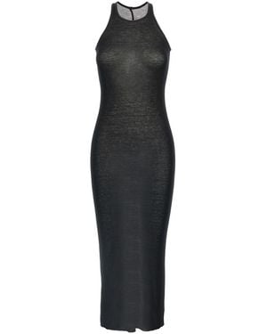 Rick Owens Semi-Transparent Abito - Black