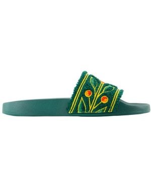 CASABLANCA Terry Sandals - Green