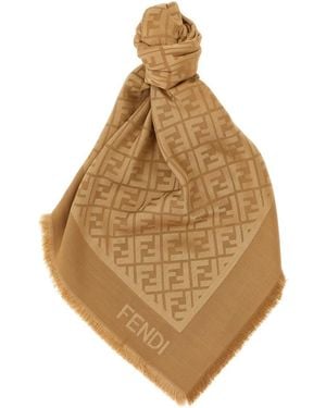 Fendi Ff Shawl - Natural