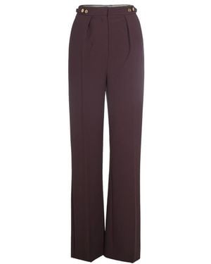 Elisabetta Franchi Pants - Purple