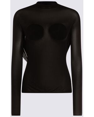 Jean Paul Gaultier Viscose Top - Black