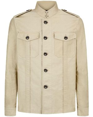 Tom Ford Cotton Overshirt - Natural