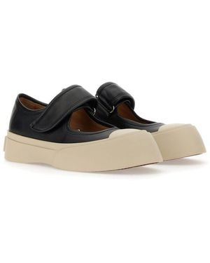 Marni Mary Jane Trainer - Black
