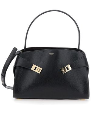 Ferragamo Hug Soft Small - Black
